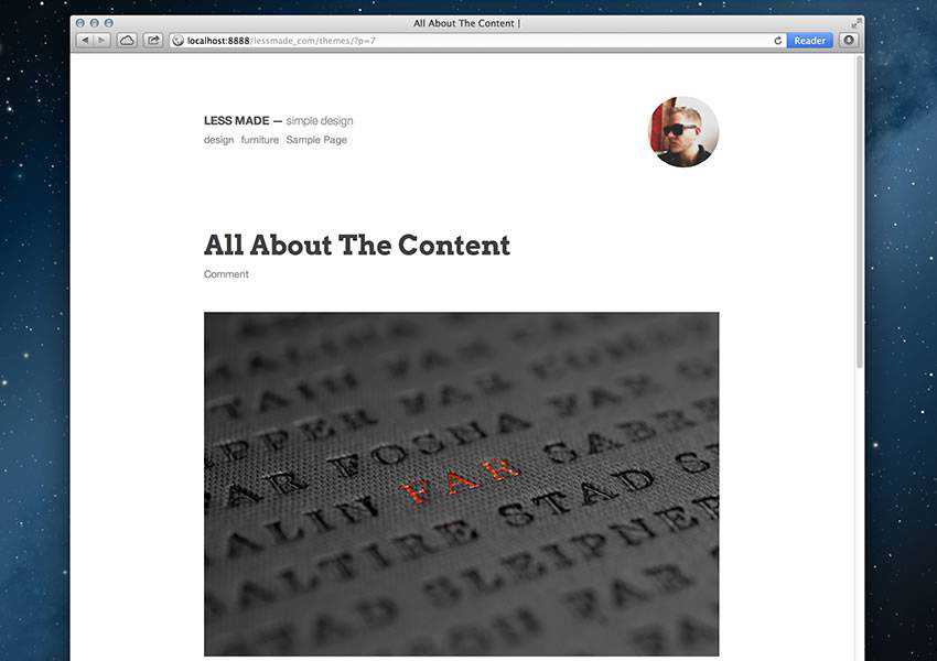 Меньше перезагрузок Бесплатная тема WordPress WP Адаптивный блог Минималистичный дизайн Минималистичный Легкий вес